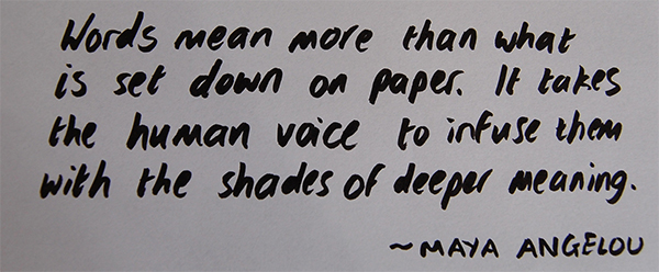 Maya Angelou Quote